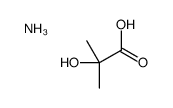 2-羟基异丁酸铵 结构式