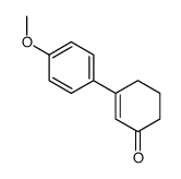 3-(4-甲氧基苯基)-2-环己烯-1-酮 结构式
