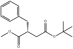 4-(叔丁基)1-甲基(R)-2-苄基琥珀酸酯 结构式