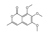 6,7,8-三甲氧基-3-甲基异香豆素 结构式