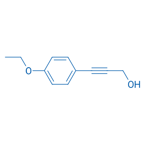 3-(4-Ethoxy-phenyl)-prop-2-yn-1-ol 结构式
