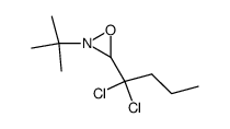 Oxaziridine, 3-(1,1-dichlorobutyl)-2-(1,1-dimethylethyl)- 结构式