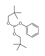 Phosphorous acid, bis(2,2-dimethylpropyl) phenyl ester 结构式