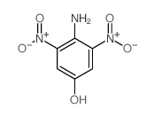 3,5-二硝基-4-氨基苯酚 结构式