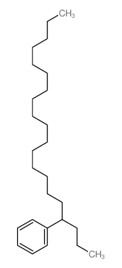 (1-Propylheptadecyl)benzene. 结构式
