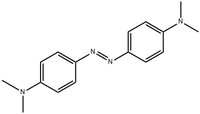 4-(4-二甲氨基苯基)偶氮-N,N-二甲基苯胺 结构式
