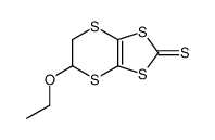 5-乙氧基-5,6-二氢-[1,3]二硫杂环戊并[4,5-b][1,4]二硫杂环己烯-2-硫酮 结构式