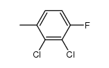 2,3-二氯-1-氟-4-甲基苯 结构式