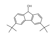 3,6-二叔丁基-9-芴醇 结构式