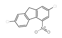 2,7-二氯-4-硝基-9H-芴 结构式