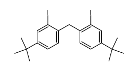 Benzene, 1,1'-methylenebis[4-(1,1-dimethylethyl)-2-iodo- 结构式