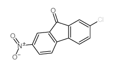 2-氯-7-硝基-9H-芴-9-酮 结构式