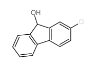 2-chloro-9H-fluoren-9-ol 结构式