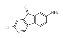 2-氨基-7-氯-9H-芴-9-酮 结构式