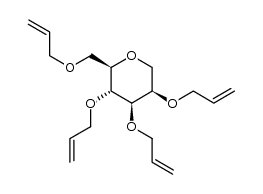D-Mannitol, 1,5-anhydro-2,3,4,6-tetra-O-2-propen-1-yl- 结构式