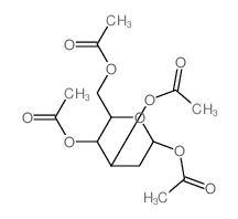 2-脱氧-β-D-阿拉伯己吡喃糖四乙酸酯 结构式