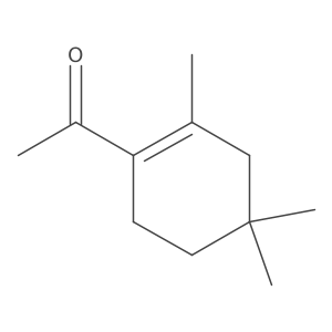 1-(2,4,4-TRIMETHYL-CYCLOHEX-1-ENYL)-ETHANONE 结构式