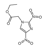 2-(2,4-二硝基咪唑-1-基)乙酸乙酯 结构式
