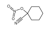 1-硝酰氧基环己烷甲腈 结构式