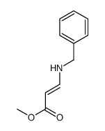 2-Propenoic acid, 3-[(phenylmethyl)amino]-, methyl ester 结构式