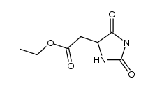 4-Imidazolidineacetic acid, 2,5-dioxo-, ethyl ester 结构式