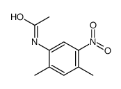 N-(2,4-二甲基-5-硝基苯基)乙酰胺 结构式
