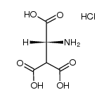 D-β-羧基天冬氨酸 结构式