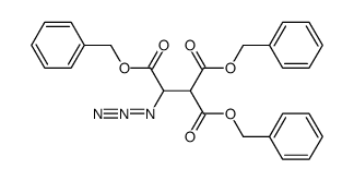 2-叠氮基-1,1,2-乙烷三羧酸三苄酯 结构式