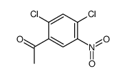 1-(2,4-二氯-5-硝基苯基)乙酮 结构式
