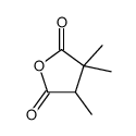 3,3,4-三甲基氧杂环戊烷-2,5-二酮 结构式
