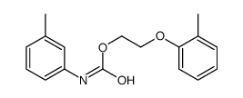 Carbamic acid, (3-methylphenyl)-, 2-(2-methylphenoxy)ethyl ester (9CI) 结构式