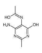 Acetamide, N-(4-amino-1,6-dihydro-2-methyl-6-oxo-5-pyrimidinyl)- 结构式