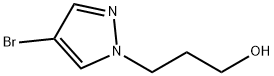 4-溴-1-(3-羟丙基)-1H-吡唑 结构式