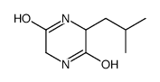 环(亮氨酰甘氨酸) 结构式