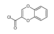 1,4-苯并二氧杂环-2-甲酰氯 结构式