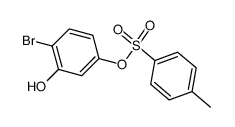4-溴-1,3-苯二酚 1-(4-甲基苯磺酸酯) 结构式