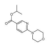 3-Pyridinecarboxylic acid, 6-(4-morpholinyl)-, 1-methylethyl ester 结构式
