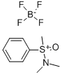 N,N,S-三甲基-S-苯基硫氮四氟硼酸盐 结构式