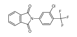 2-[3-氯-4-(三氟甲基)苯基]-1H-异吲哚-1,3(2H)-二酮 结构式