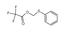 2,2,2-三氟乙酸苯硫基甲基酯 结构式