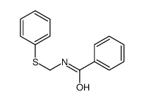 Benzamide, N-[(phenylthio)methyl]- 结构式