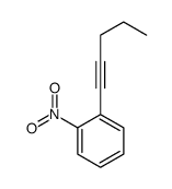 1-硝基-2-(1-戊炔-1-基)苯 结构式