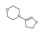 Morpholine, 4-(4,5-dihydro-3-thienyl)- 结构式