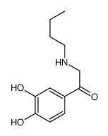 2-(丁基氨基)-1-(3,4-二羟基苯基)乙酮 结构式