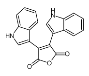 3,4-二(1H-吲哚-3-基)呋喃-2,5-二酮 结构式