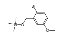 Benzene, 1-bromo-4-methoxy-2-[[(trimethylsilyl)oxy]methyl]- 结构式