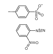 2-硝基苯重氮对甲苯磺酸盐 结构式
