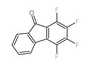 1,2,3,4-四氟芴-9-酮 结构式