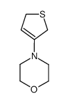 Morpholine, 4-(2,5-dihydro-3-thienyl)- 结构式