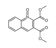 2,3-喹啉二羧酸-2,3-二甲酯-1-氧化物 结构式